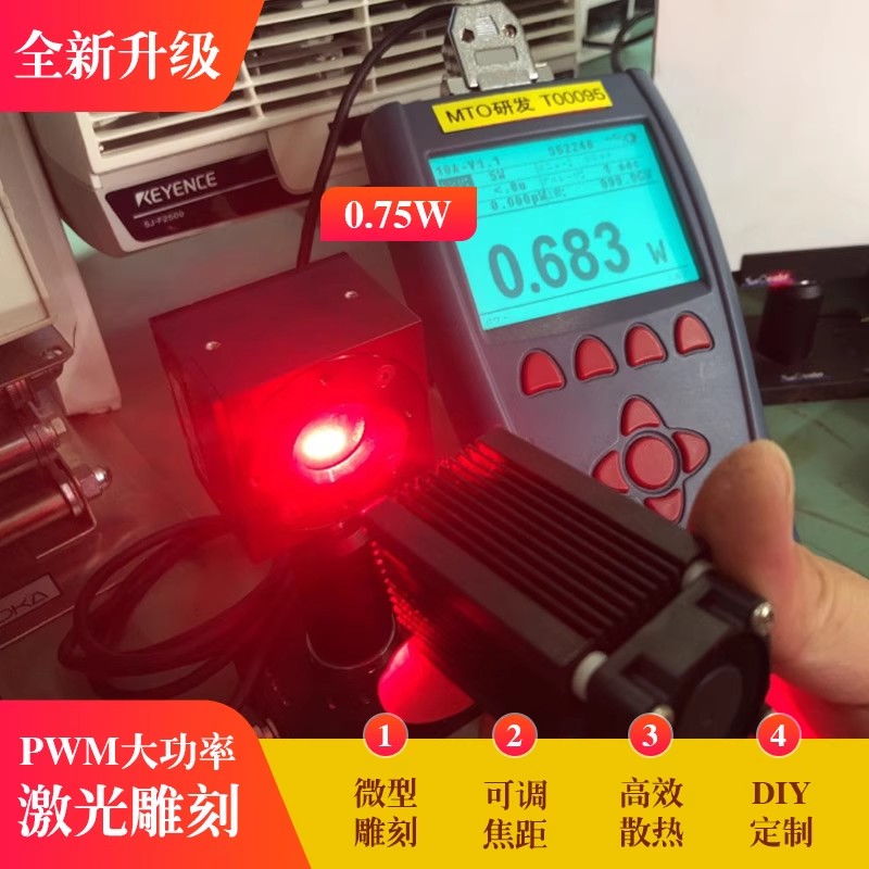 Industrial Grade Laser Engraver - 638nm High-Power 750mW /120mW Dot Micro