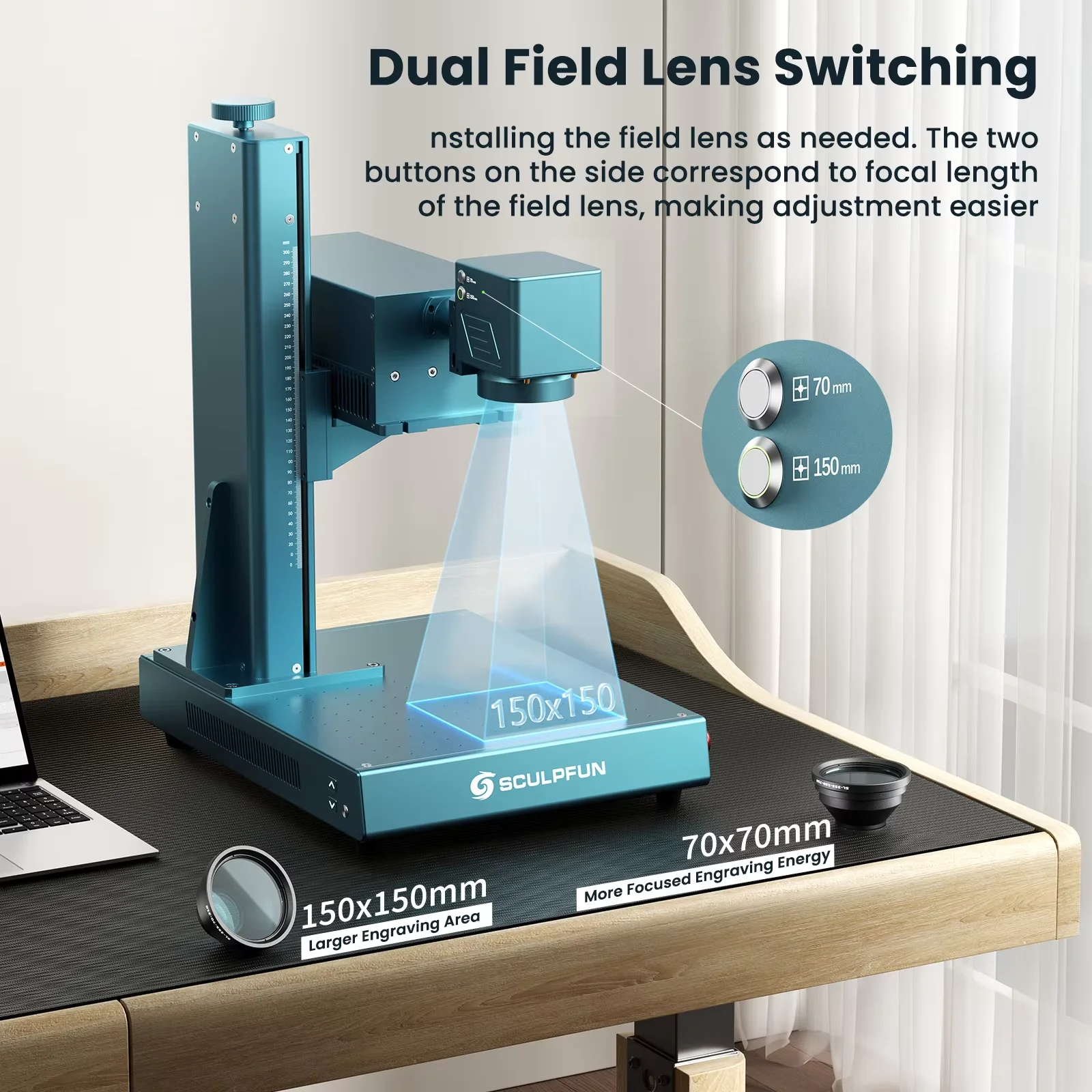 Industrial Grade Laser Engraver - SCULPFUN V5 UV Laser Engraver Industrial-Grade