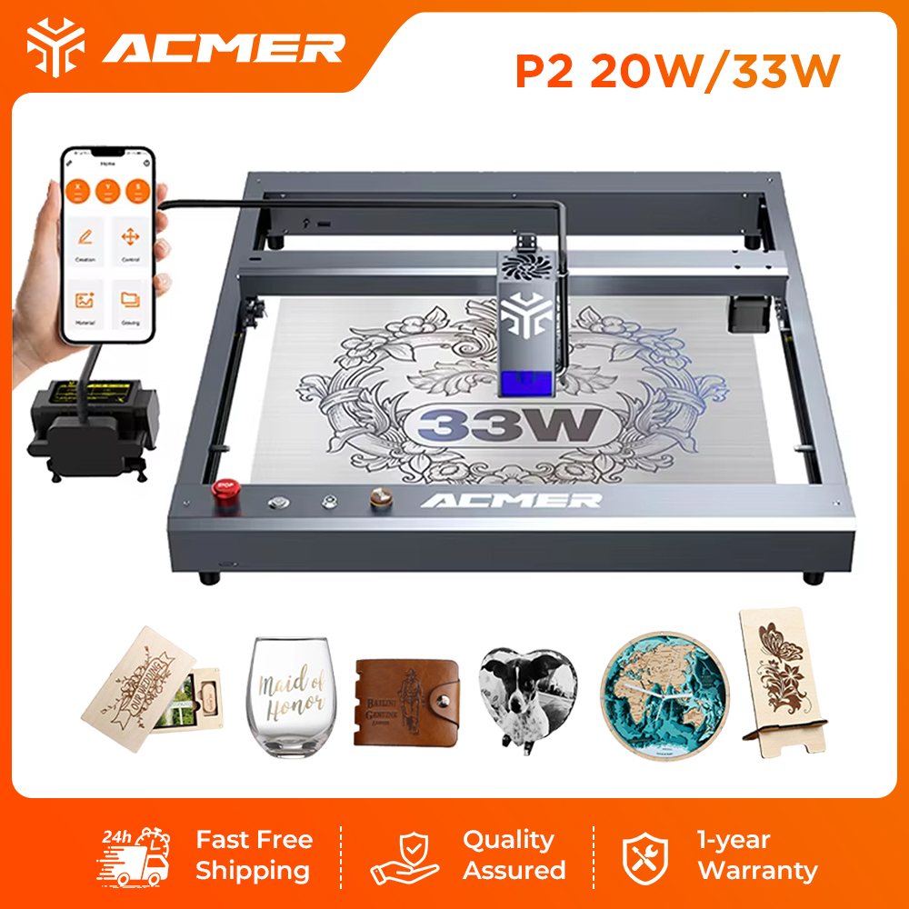 Industrial Laser Module - ACMER P2 33W Laser Engraver and