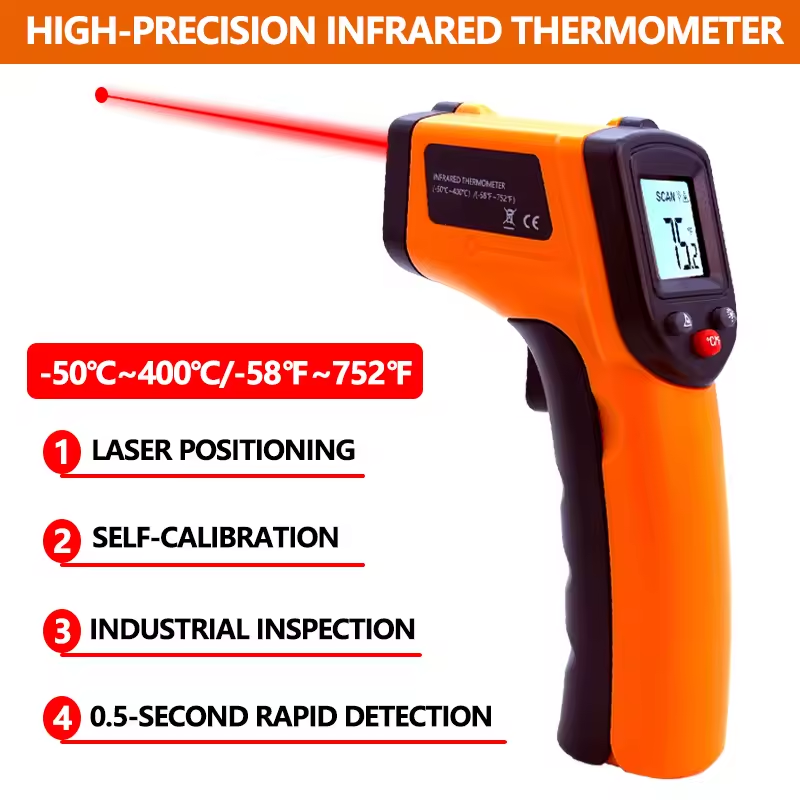 Industrial Use Of Laser - Handheld Infrared Thermometer Temperature Gun Non-Contact