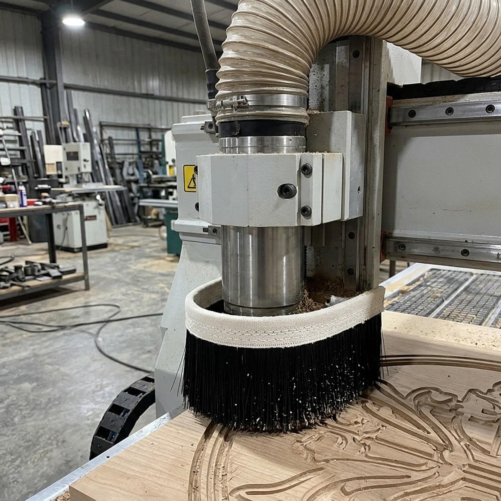 CNC Vacuum Brush Easy to Use S - Dust Shoe Cnc review and price