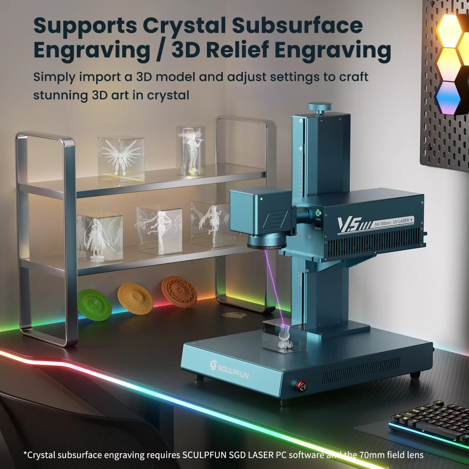SCULPFUN V5 UV Laser Engraver  - Industrial Grade Laser Engraver review and price