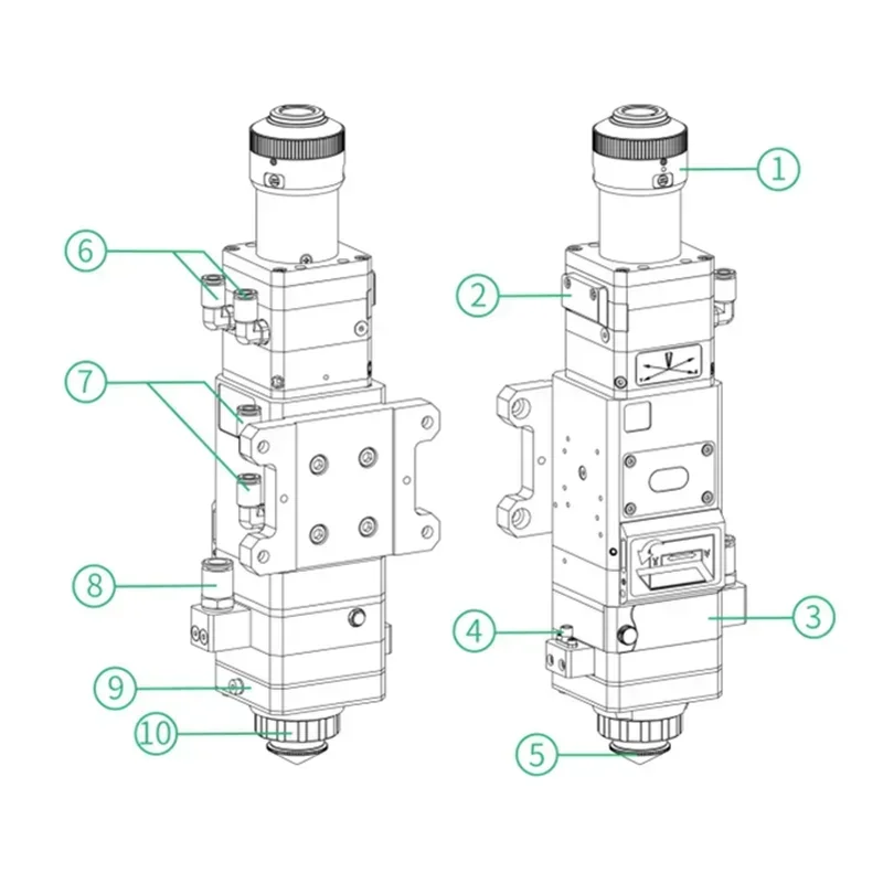 Fiber Cutting Head 3.3KW BT240 - Industrial Use Of Laser review and price