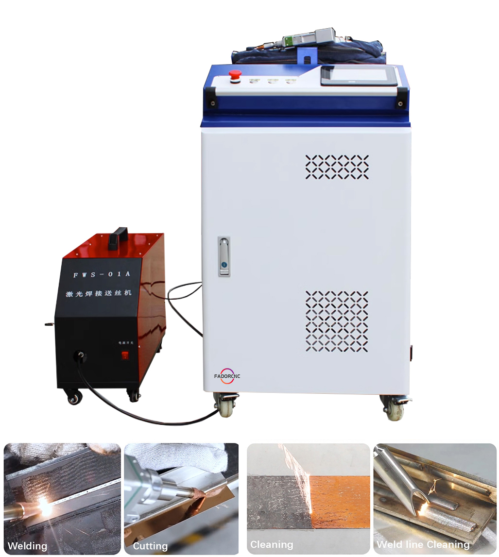 4 In 1 Fiber Laser 1000W 2000W - Handheld Laser Welding Machine review and price