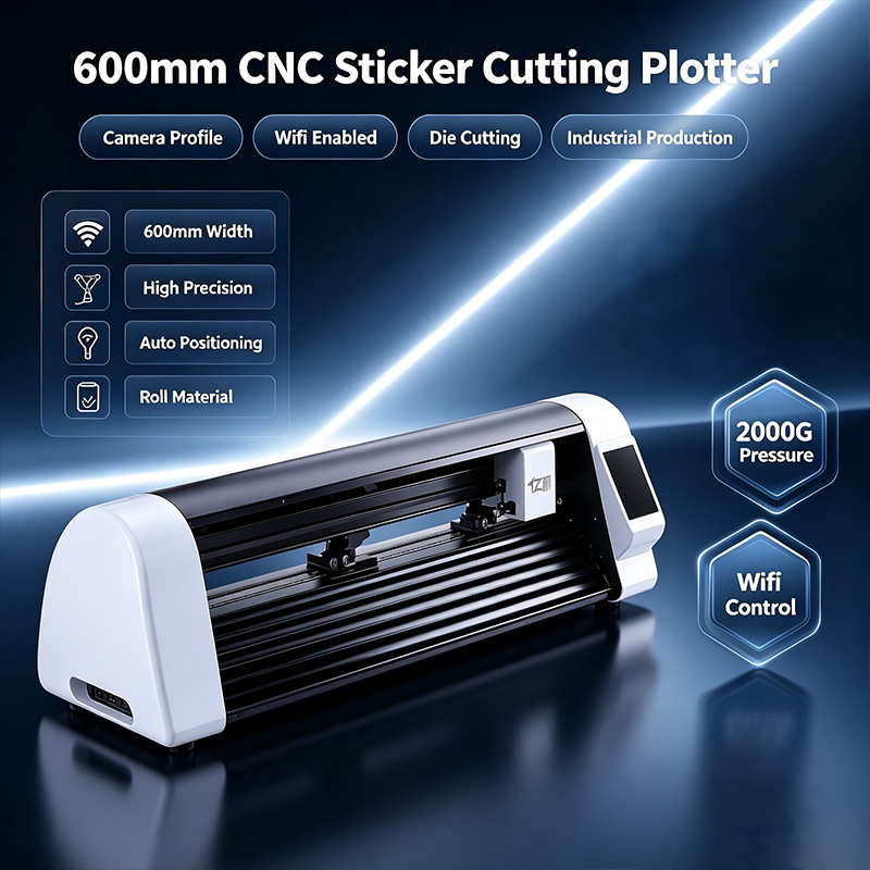 600mm CNC Laser Sticker Cuttin - Industrial Laser Machines review and price